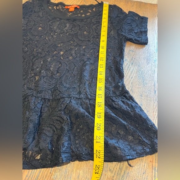 JOE FRESH Black lace top size XS - Picture 5 of 6